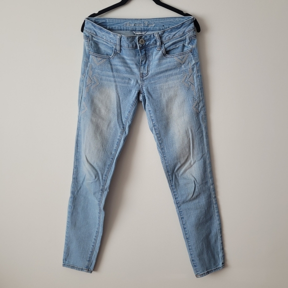 American Eagle Super Stretch Low Rise Jegging Size 4 - Picture 11 of 11